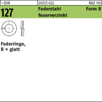 500 Federringe DIN 127 feuerverzinkt Form B M12