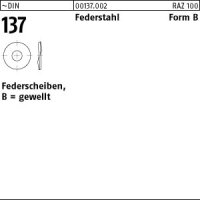 50 Federscheiben DIN 137 Federstahl B 33