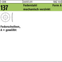 100 Federscheiben DIN 137 verzinkt A 6