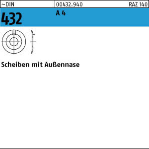 25 Edelstahl V4A Scheiben DIN 432 A4 15