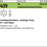 25 Sechskantmuttern niedrig DIN 439 04...