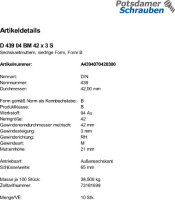 10 Feingewinde Sechskantmuttern niedrig DIN 439 04 Stahl...
