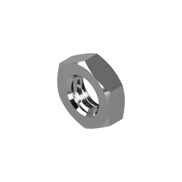 50 Edelstahl V4A Sechskantmuttern niedrig DIN 439 A4 M12