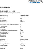 50 Edelstahl V4A Feingewinde Sechskantmuttern niedrig DIN...