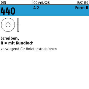 50 Edelstahl Scheiben DIN 440 A2 R 11