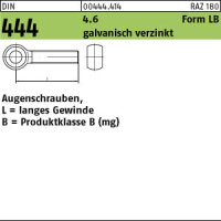 25 Augenschrauben DIN 444 4.6 verzinkt LBM8x70