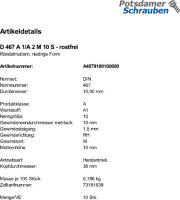 10 Edelstahl Rändelmuttern DIN 467 A1 / A2 M10