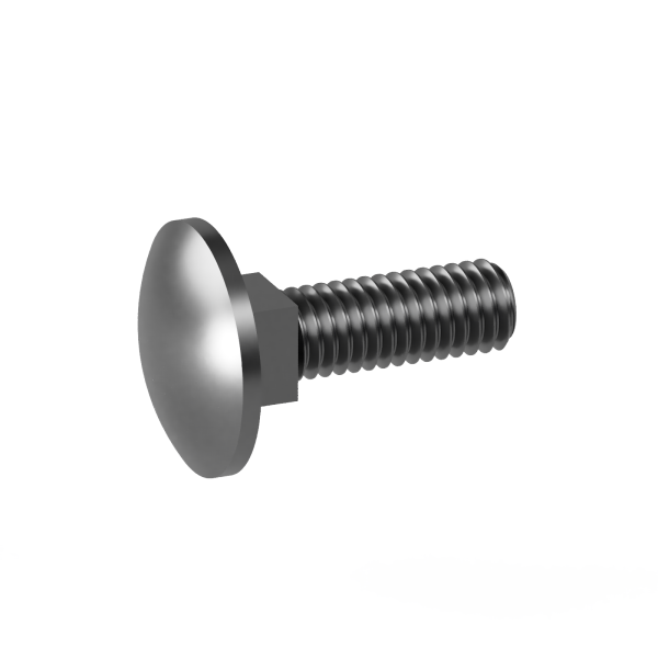 100 Schlossschrauben + Mutter DIN 603 verzinkt M10x35