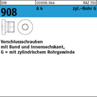 1 Verschlussschrauben DIN 908 A4 G 3/4 A V4A Edelstahl