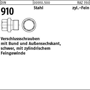 10 Verschlussschrauben DIN 910 Stahl M36x2