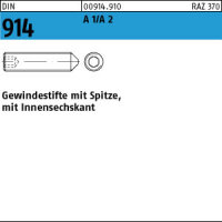 50 Edelstahl Inbus Gewindestifte DIN 914 A1 / A2 M10x60