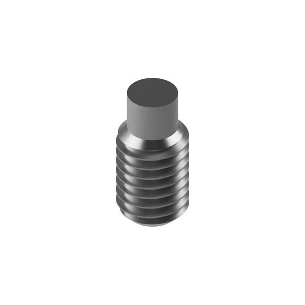 100 Inbus Gewindestifte DIN 915 45H verzinkt M12x30