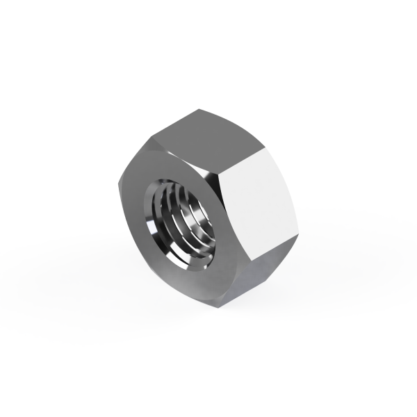 50 Edelstahl V4A Sechskantmuttern DIN 934 A4 - 80 M18