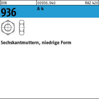 1 Sechskantmuttern DIN 936 A4 M30 V4A Edelstahl