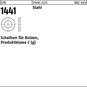 200 Scheiben für Bolzen DIN 1441 Stahl 24