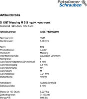500 Messing Hutmuttern DIN 1587 verchromt M5