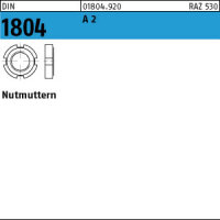 1 Nutmuttern DIN 1804 A2 M16x1,5 V2A Edelstahl