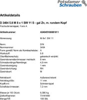 100 Flachschmiernippel DIN 3404 5.8 M8x1 SW 11 , mit...