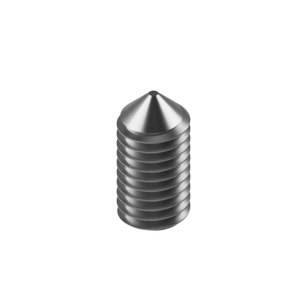 100 Inbus Gewindestifte ISO 4027 45H verzinkt M16x25