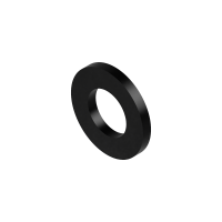 1000 Unterlegscheiben DIN 125 schwarz chromatiert 140HV Form B 5,3 Ã˜ M5