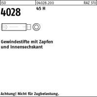 1000 Inbus Gewindestifte ISO 4028 45H schwarz M3x5