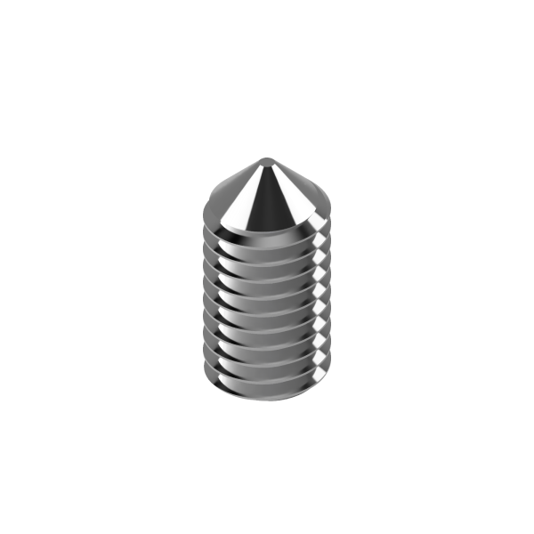 100 Edelstahl Inbus Gewindestifte DIN 914 A1 / A2 M6x45