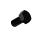 100 Sechskantschrauben ISO 4017 8.8 schwarz M6x6