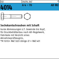 100 Sechskantschrauben ISO 4014 A4 - 70 M10x60 AD-W2 A4...