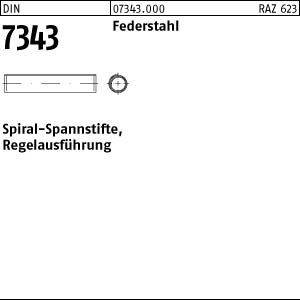 1000 Spiral Spannstifte DIN 7343 Federstahl 1,5x8