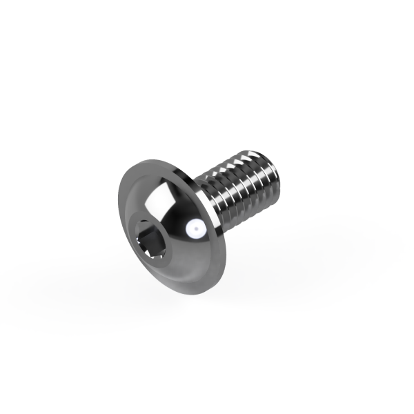 500 Edelstahl V2A Innensechskant Linsenflanschschrauben ISO 7380 -2 A2 M6x25