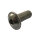 500 Edelstahl V2A Innensechskant Linsenflanschschrauben ISO 7380 -2 A2 M6x25
