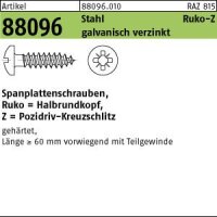 1000 Pan Head Spanplattenschrauben verzinkt -Z 4x12
