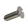 200 Edelstahl V2A Schlitz Senkschrauben ISO 2009 A2 M3x12