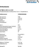 200 Edelstahl V2A Kreuzschlitz Linsenschrauben DIN 7985...