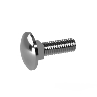 25 Edelstahl V4A Schlossschrauben DIN 603 A4 M6x45