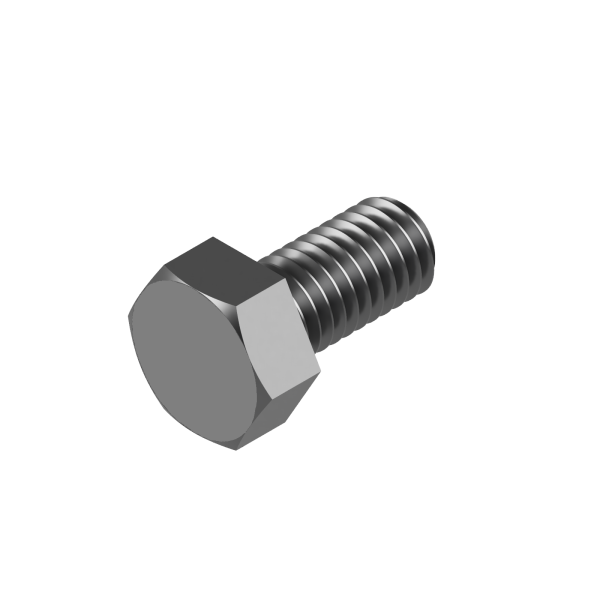 200 Sechskantschrauben DIN 933 8.8 verzinkt M8x20