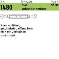 1 Spannschlossmuttern DIN 1480 Stahl SP RR M6 verzinkt