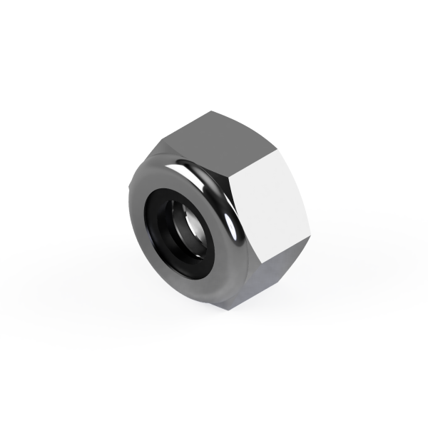 100 Edelstahl V2A Sechskantmuttern DIN 985 A2 M3