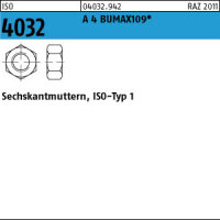 25 Edelstahl V4A Sechskantmuttern ISO 4032 A4 BUMAX109 M20