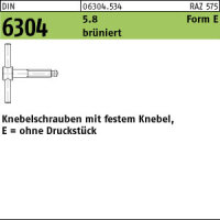 1 Knebelschrauben DIN 6304 5.8 EM20x90 brüniert,...