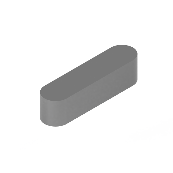 25 Passfedern DIN 6885 C45K A 12x8x120 Stahl