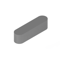 10 Passfedern DIN 6885 C45K A 16x10x110 Stahl