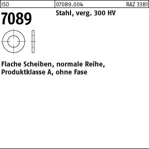 50 Unterlegscheiben ISO 7089 Stahl M24 (25x44x4 )