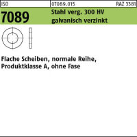 50 Unterlegscheiben ISO 7089 verzinkt M27 (28x50x4 )