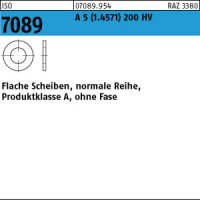 50 Edelstahl A5 Unterlegscheiben ISO 7089 A 5 M16 (17x30x3 )