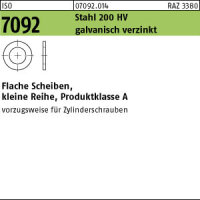 1000 Scheiben ISO 7092 St. 12 (13x20x2 ) 200 HV, verzinkt...