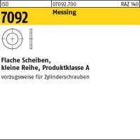 1000 Scheiben ISO 7092 Messing 8