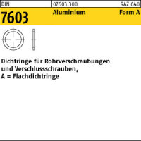 100 Aluminium Dichtringe DIN 7603 Form A 12x15,5x1,5