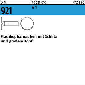 100 Flachkopfschrauben DIN 921 1.4305 M6x10 rostfrei A1 Edelstahl