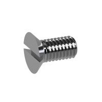 1000 Edelstahl V2A Schlitz Senkschrauben DIN 963 A2 M1,6x3